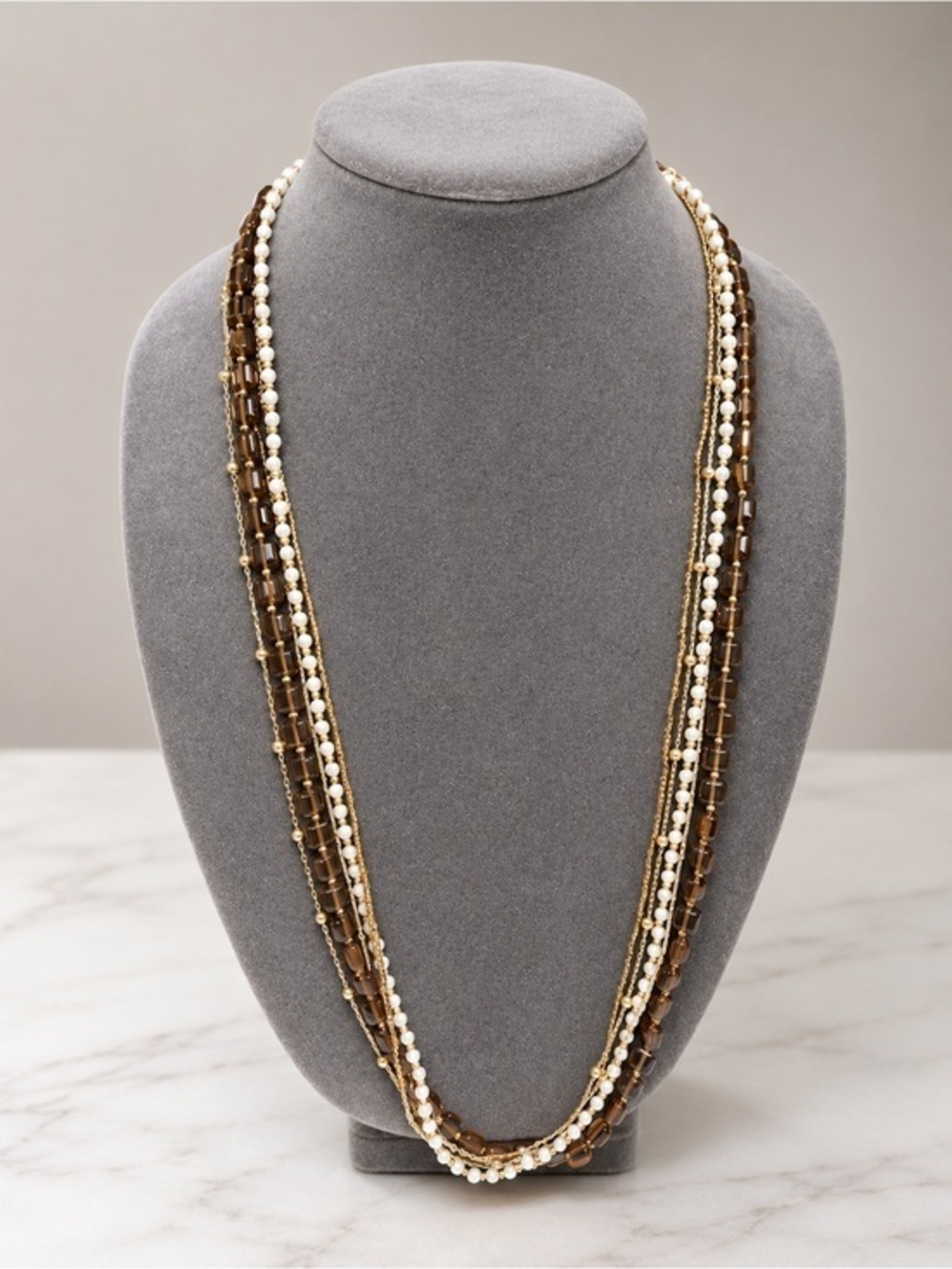 Premier Designs SOLIEL five-strand necklace.  Like new. #081